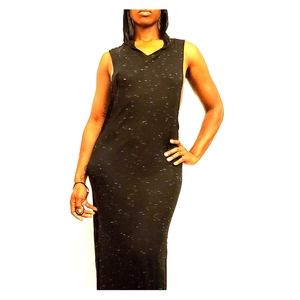 Sexy hooded maxi dress